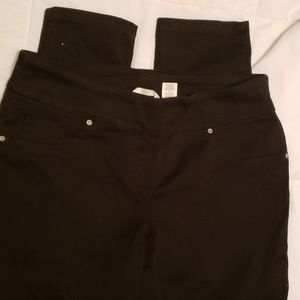 Westbound 14S Black pull on legging pants